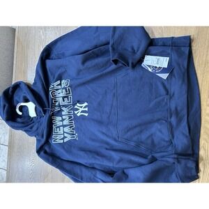 New York Yankees Hoodie Jersey Long Sleeve, Size XL